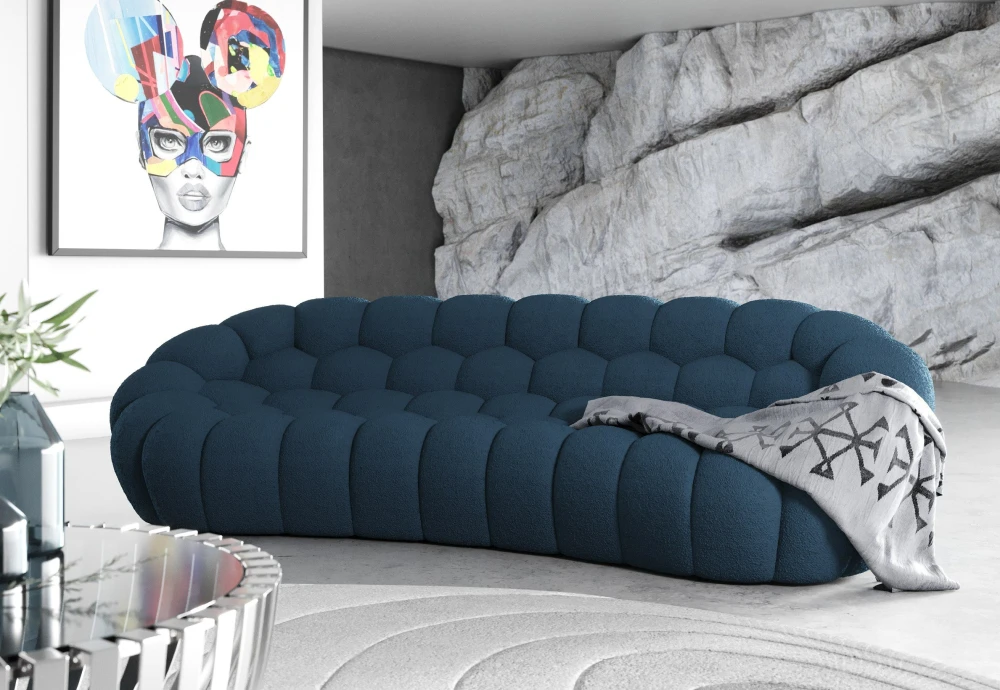 bubble 2 curved sofa